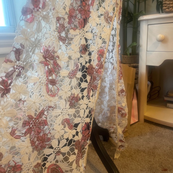 Free People Lilly Lace Maxi Dress Size S - Picture 2 of 5